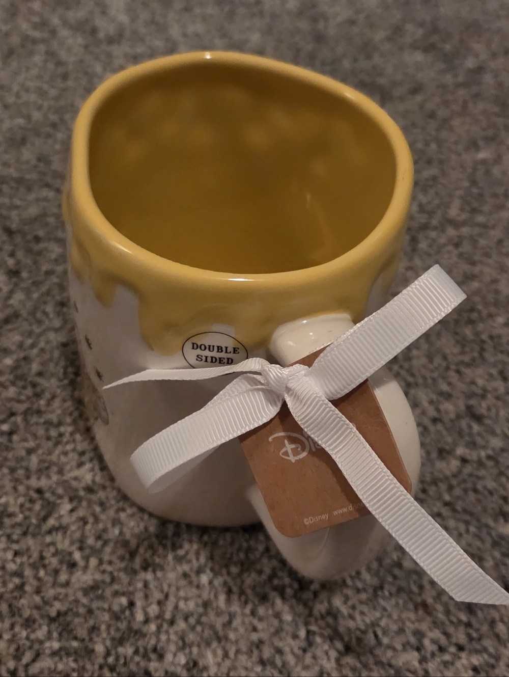 Rae Dunn Winnie the Pooh "Home Is Wherever There Is Hunny" Ceramic Mug - Picture 3 of 3